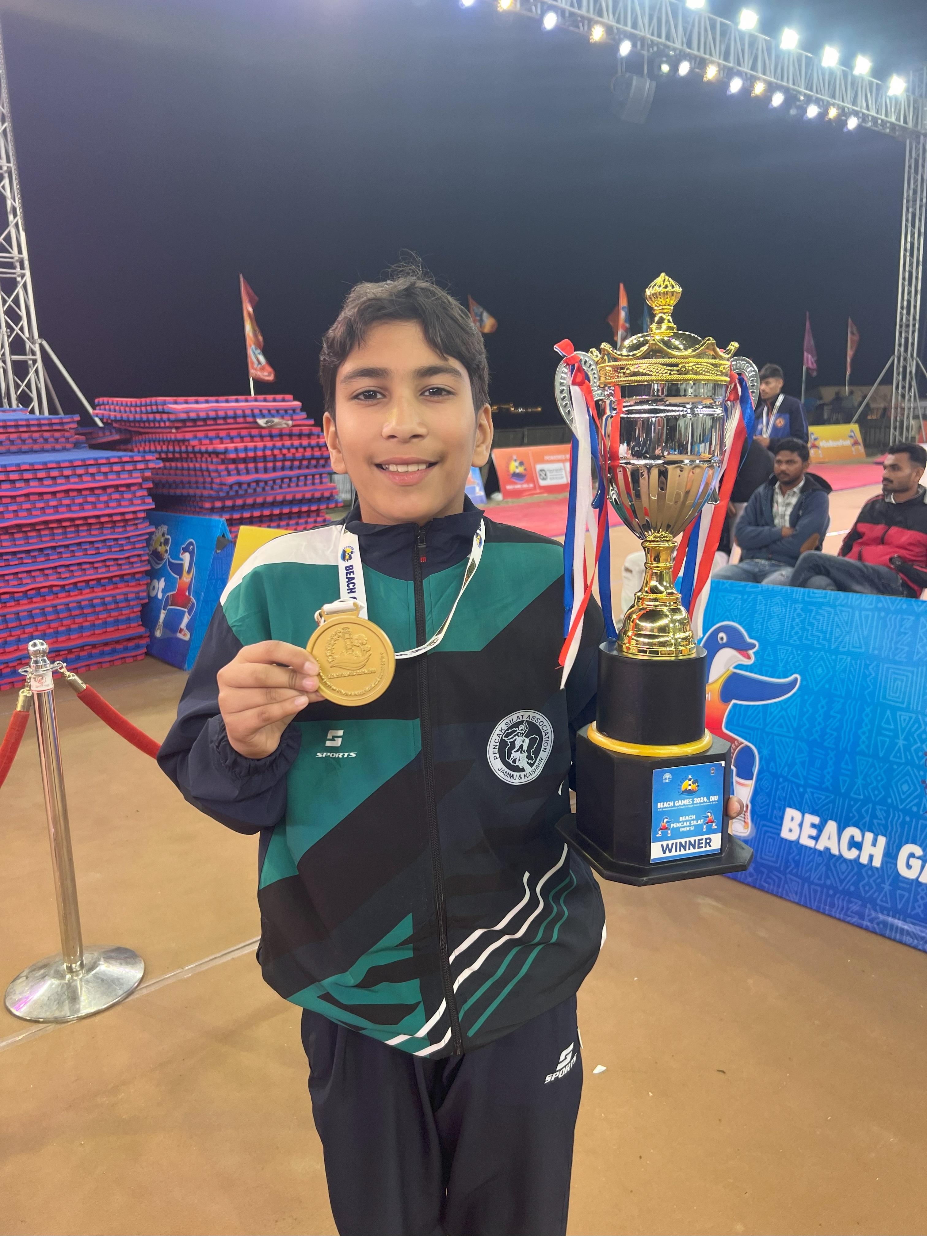 'Ahmed Taha Masoody: A Pint-Sized Powerhouse Clinches Gold in Pencak Silat at Daman and Diu Beach Games National'