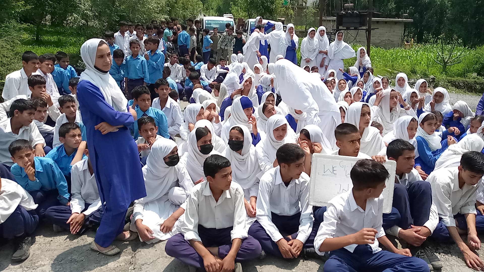 'Students Protest Acute Teacher Shortage at Govt High School 