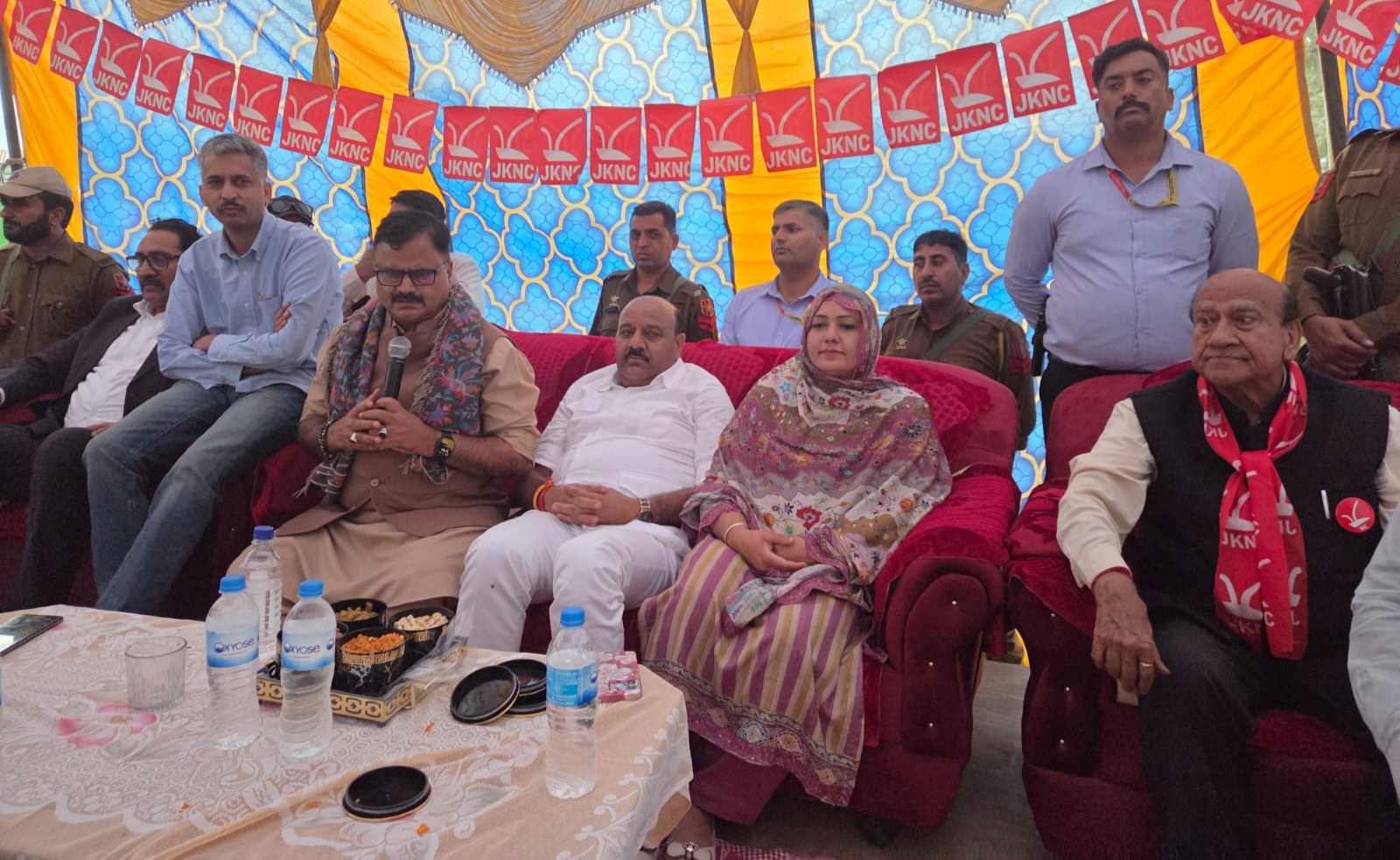 'Choudhary, Rana, and Gupta Vow to Revive Nagrota’s Legacy of Development NC Leaders Rally Support for Party Candidate Shamim Begum in 77-Nagrota Bye-Election'