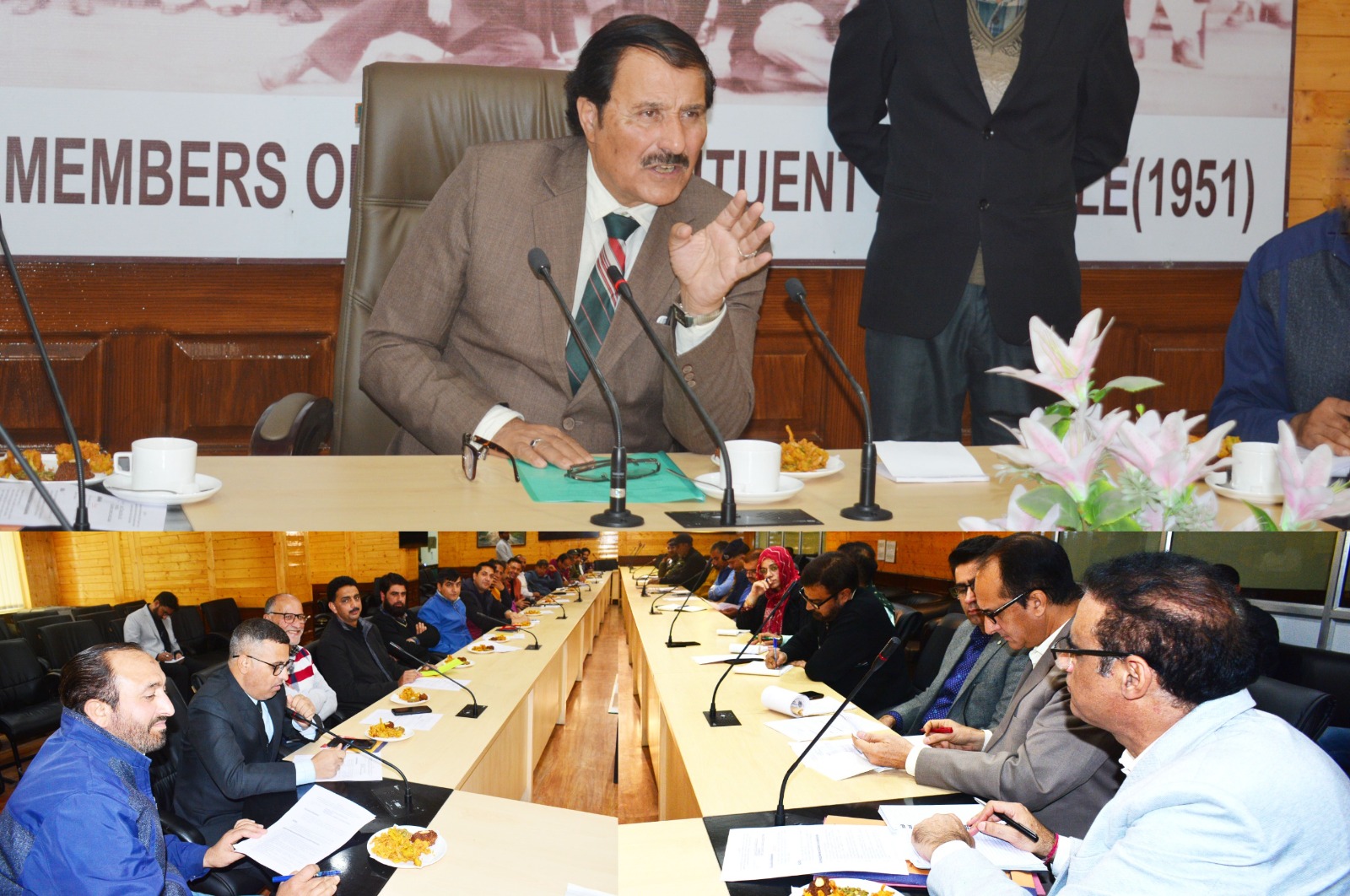 'Pro-tem Speaker reviews arrangements for maiden J&K Assembly Session'