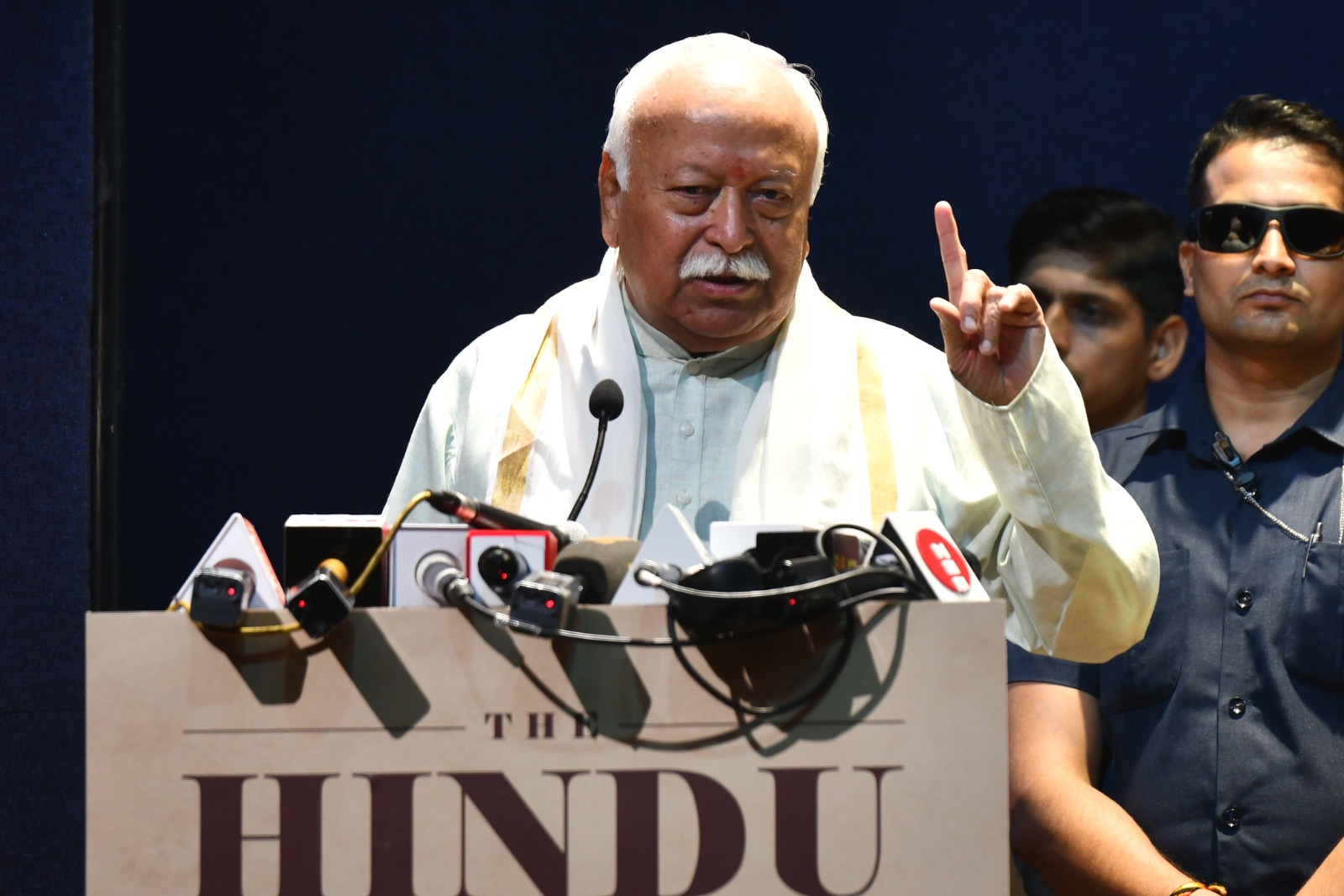 'Non violence is in nature of Indians, Evils should be dealt with full force, RSS Chief '