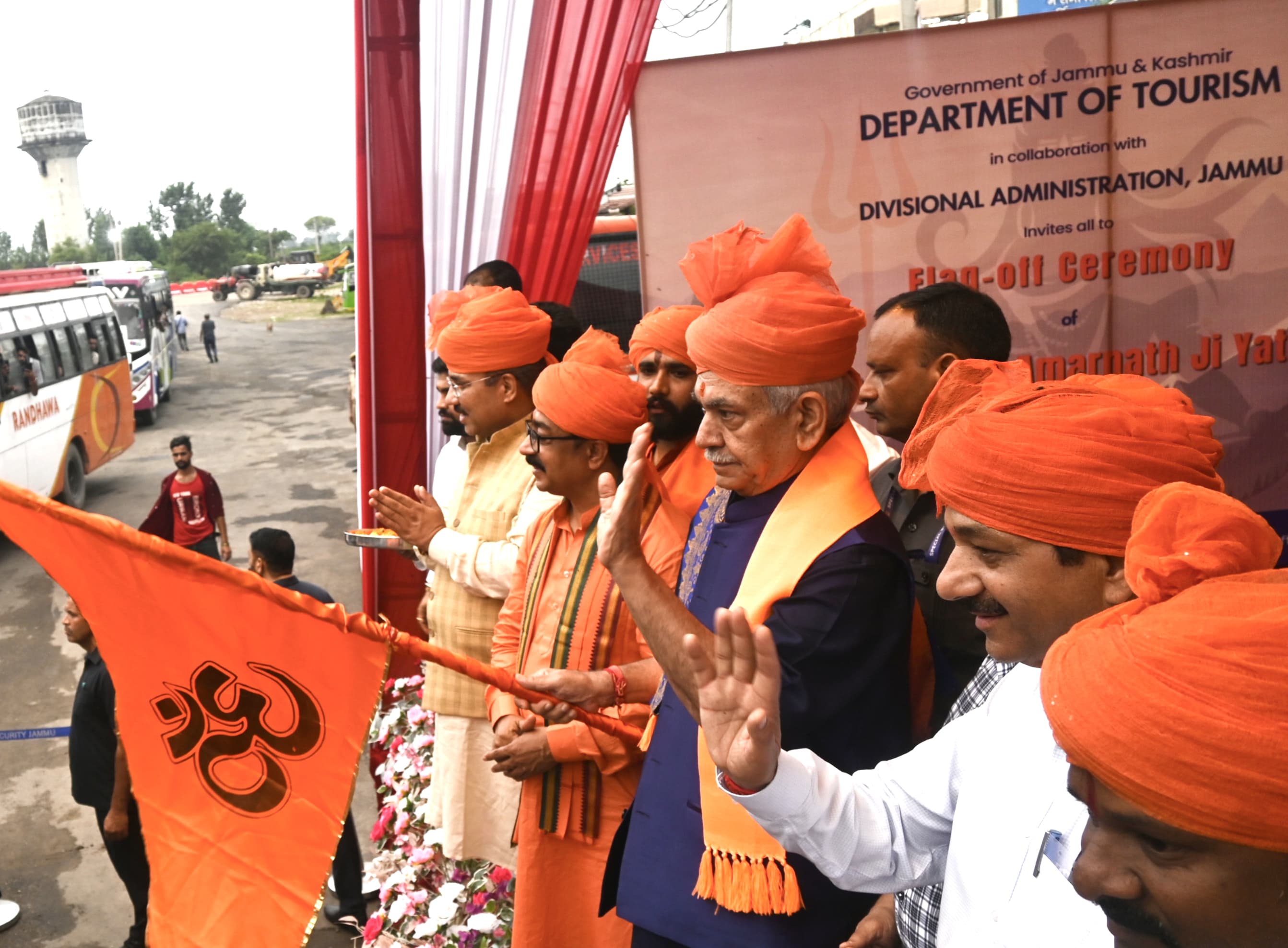 'Budha Amarnath Ji Yatra 2025 Flagged Off by Lieutenant Governor Manoj Sinha'