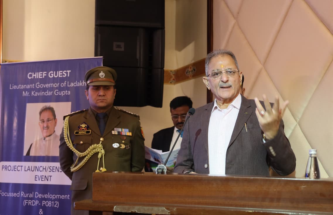 'Lt Governor Kavinder Gupta Launches HDFC Bank CSR Initiative in Ladakh'