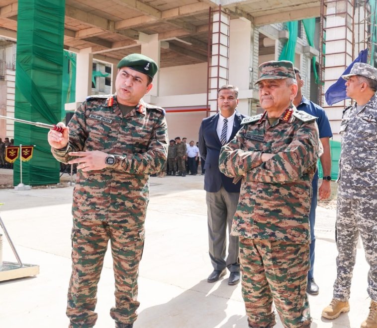 'CDS Reviews Progress of New HQ IDS Complex at Mehram Nagar, Launches Tree Plantation Drive'
