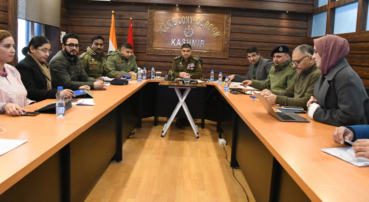 'IGP Kashmir Reviews Monitoring of Under-Trial Cases in Kashmir Zone at PCR Kashmir'