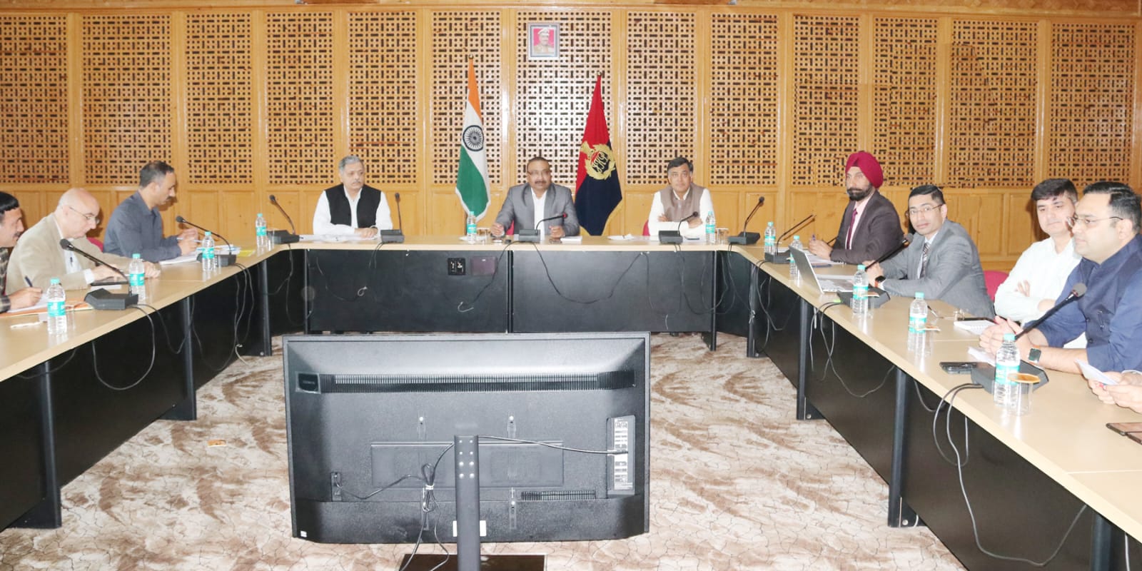 'DGP J&K Chairs NCORD meeting to review control measures against drug menace'