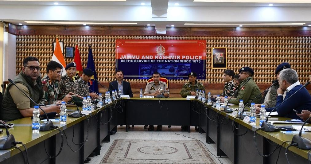 'IGP Kashmir chairs security review meeting at PCR Kashmir'