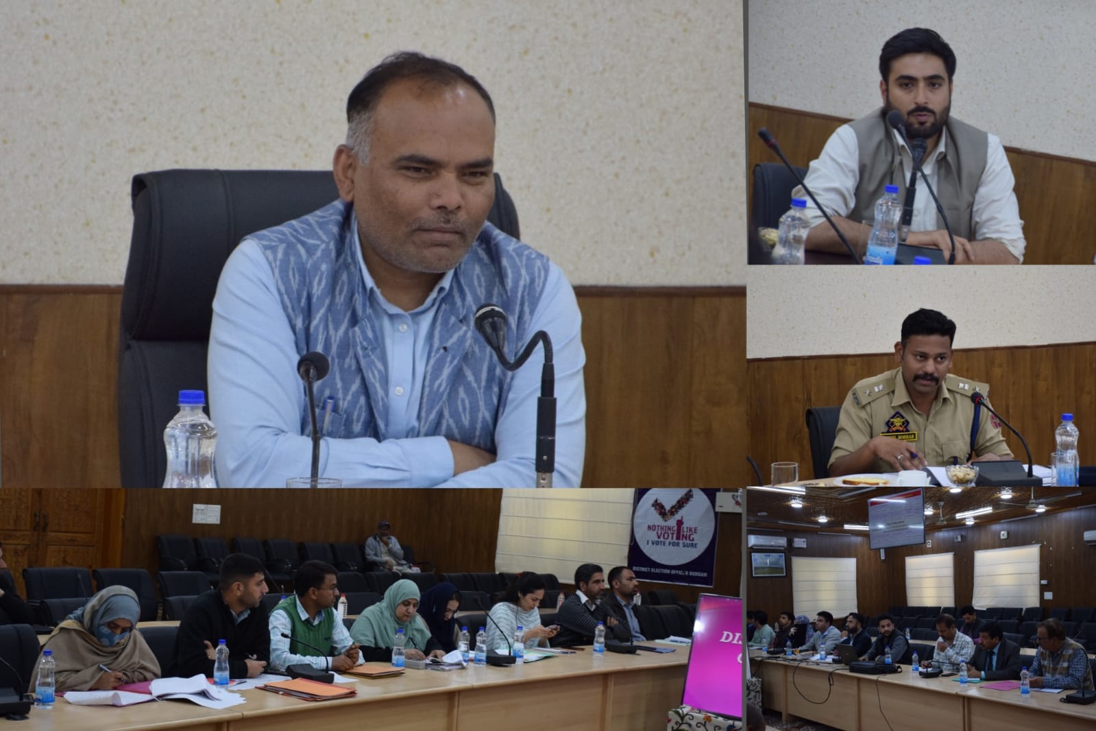 'CEO Pandurang K Pole visits Budgam  Reviews readiness & election related preparations in the district'