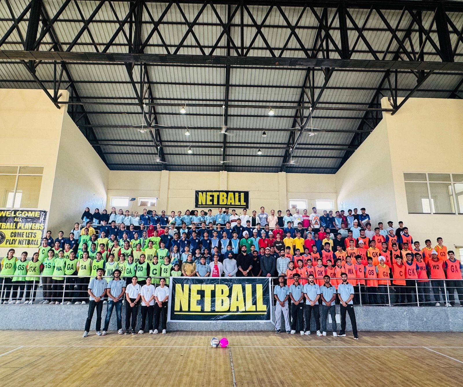 'J&k sports council and the Netball Association of Jammu and Kashmir is delighted to announce the successful completion of the Junior and Senior Jammu District Netball Championship in all events'