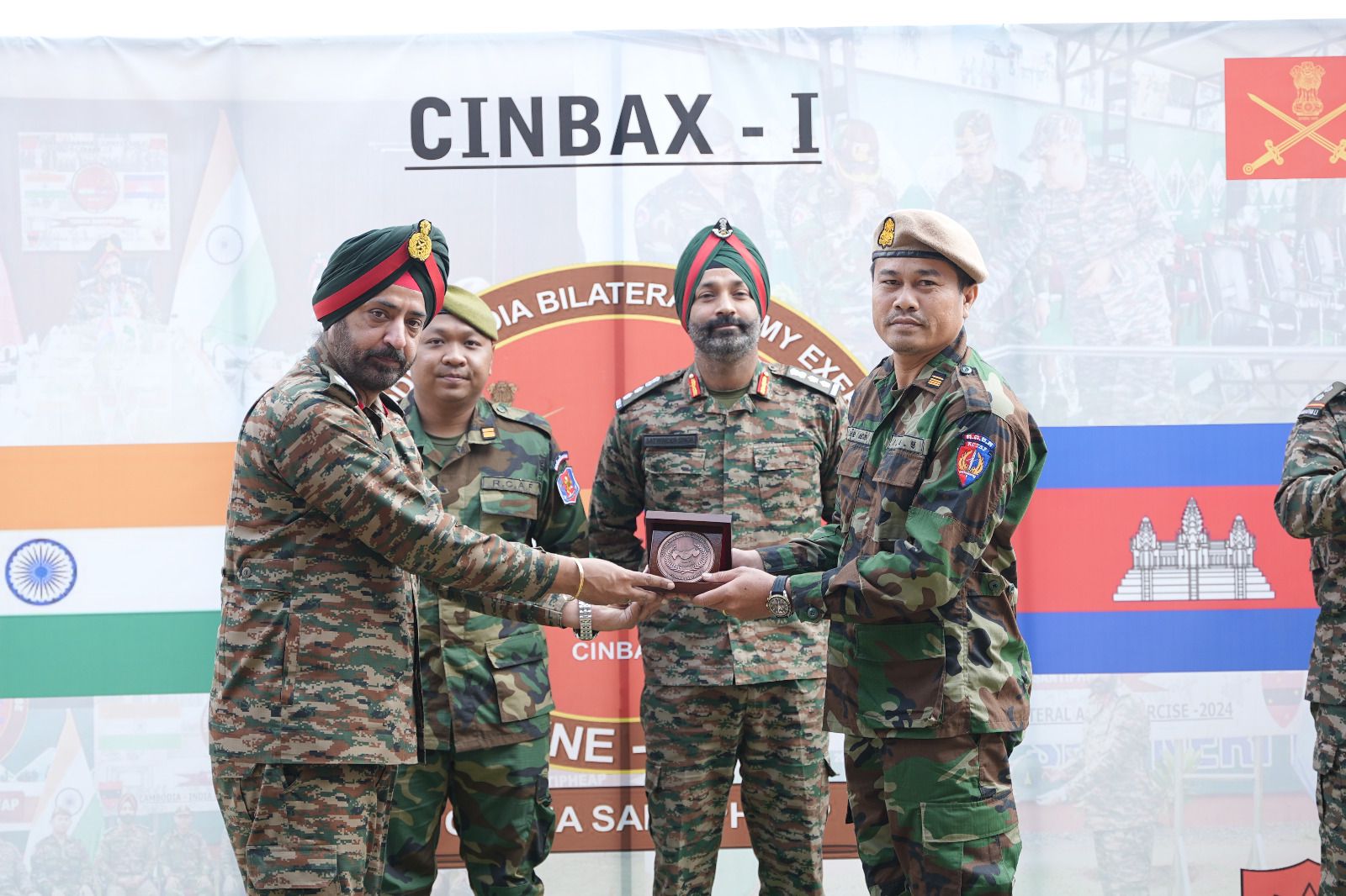 'STRENGTHENING TIES: SUCCESSFUL CULMINATION OF CAMBODIA-INDIA BILATERAL ARMY EXERCISE (CINBAX-I)*'