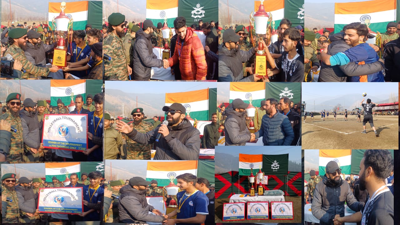 'Volleyball Tournament in Warnow, Kupwara: A Platform for Local Talent and Unity'