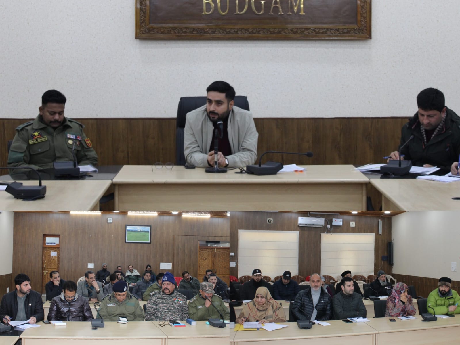 'Republic Day-2025 arrangements finalised in Budgam.  DC Budgam reviews arrangements along with SSP Budgam'