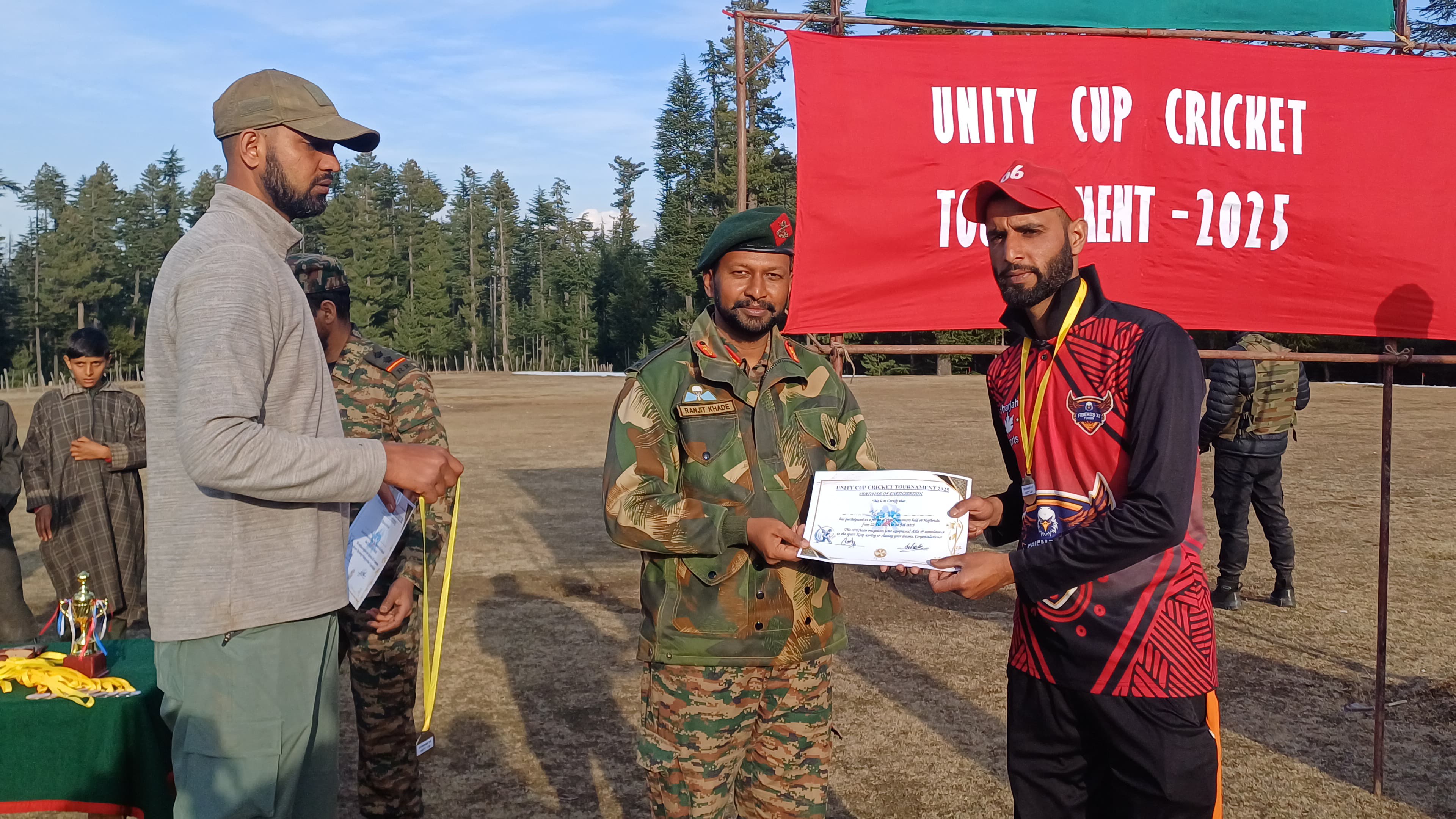 'INDIAN ARMY ORGANISES “UNITY CUP” IN KASHMIR'