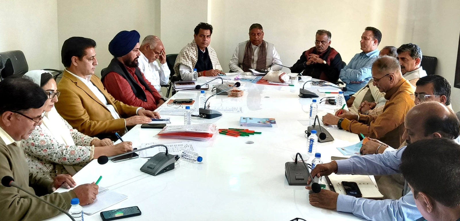 'BJP holds core group meeting at party headquarters'