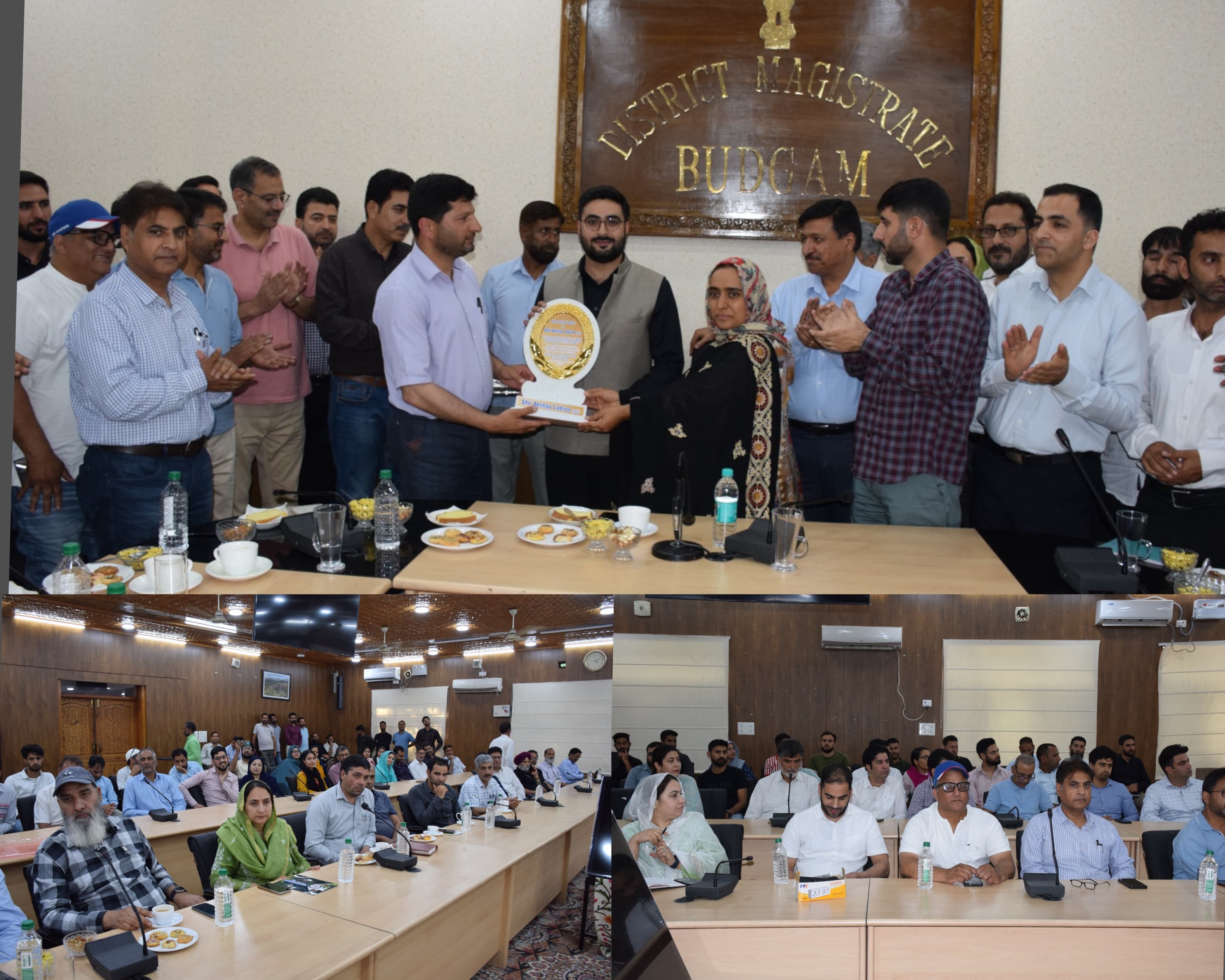 'Budgam Administration Bids Heartfelt Farewell to Outgoing DC Akshay Labroo'