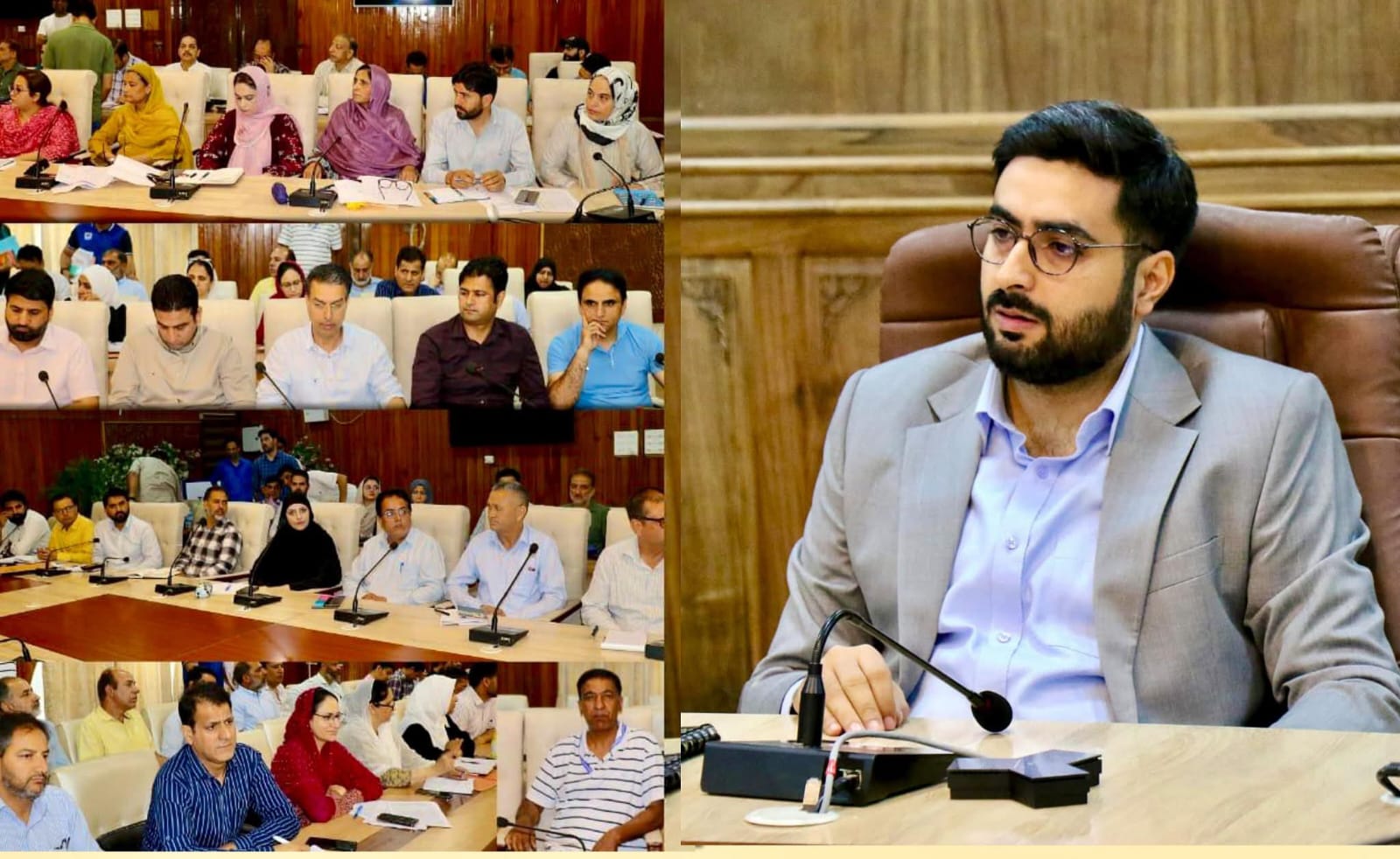 'DC Srinagar Convenes Introductory Meeting with Sectoral and District Officers'