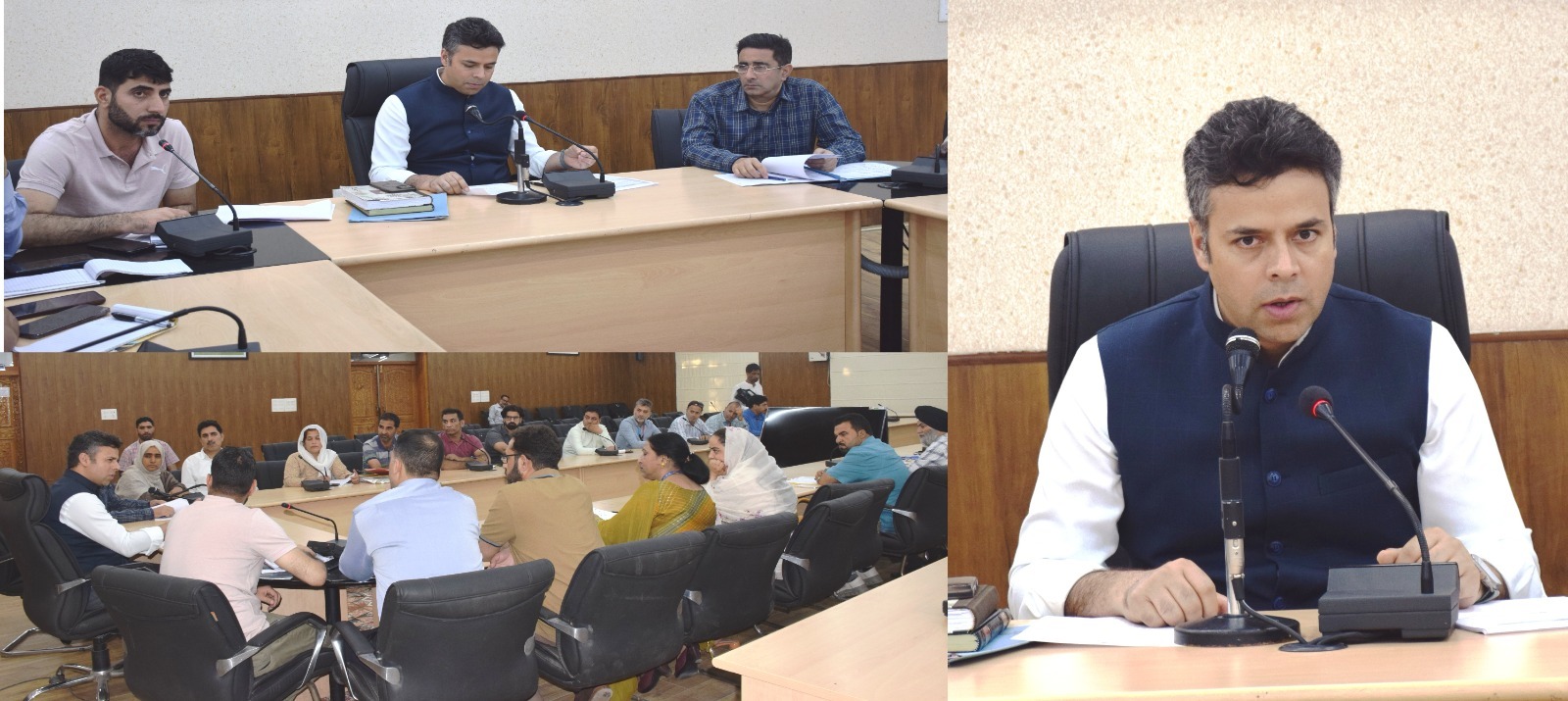 'DC Budgam Reviews Mission YUVA Implementation, Sets Daily Targets for Yuvadoots'