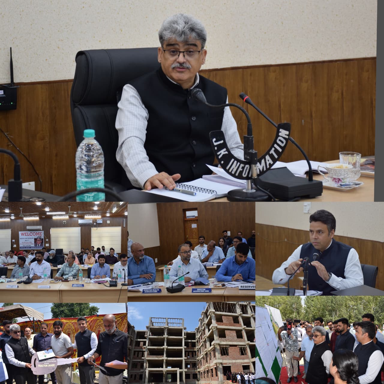 'Chief Secretary Reviews Developmental Works in Budgam; Assures All Possible Help in Uplifting District Economy'