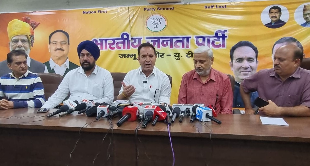 'NC govt failed people, BJP stands with flood-affected families, announce ₹28 Cr'