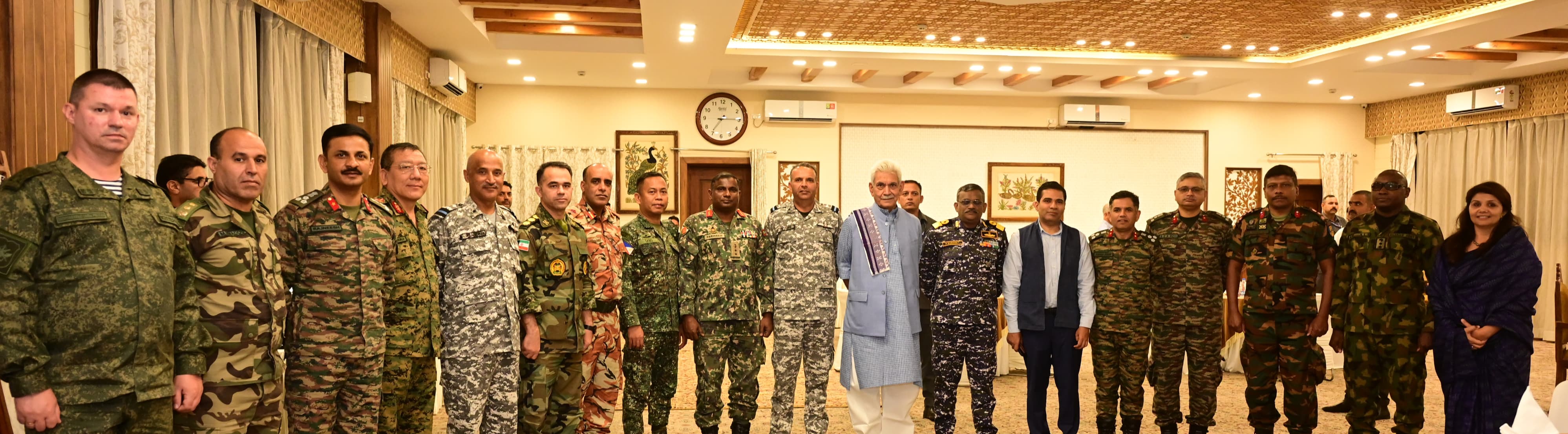 'Lieutenant Governor Engages with Senior Officers Attending NDC Course'