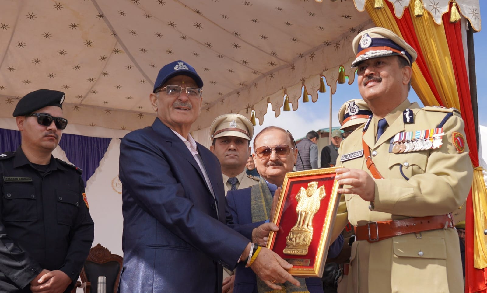 'Ladakh; LG Kavinder attends historic first Passing Out Parade of Ladakh Police'