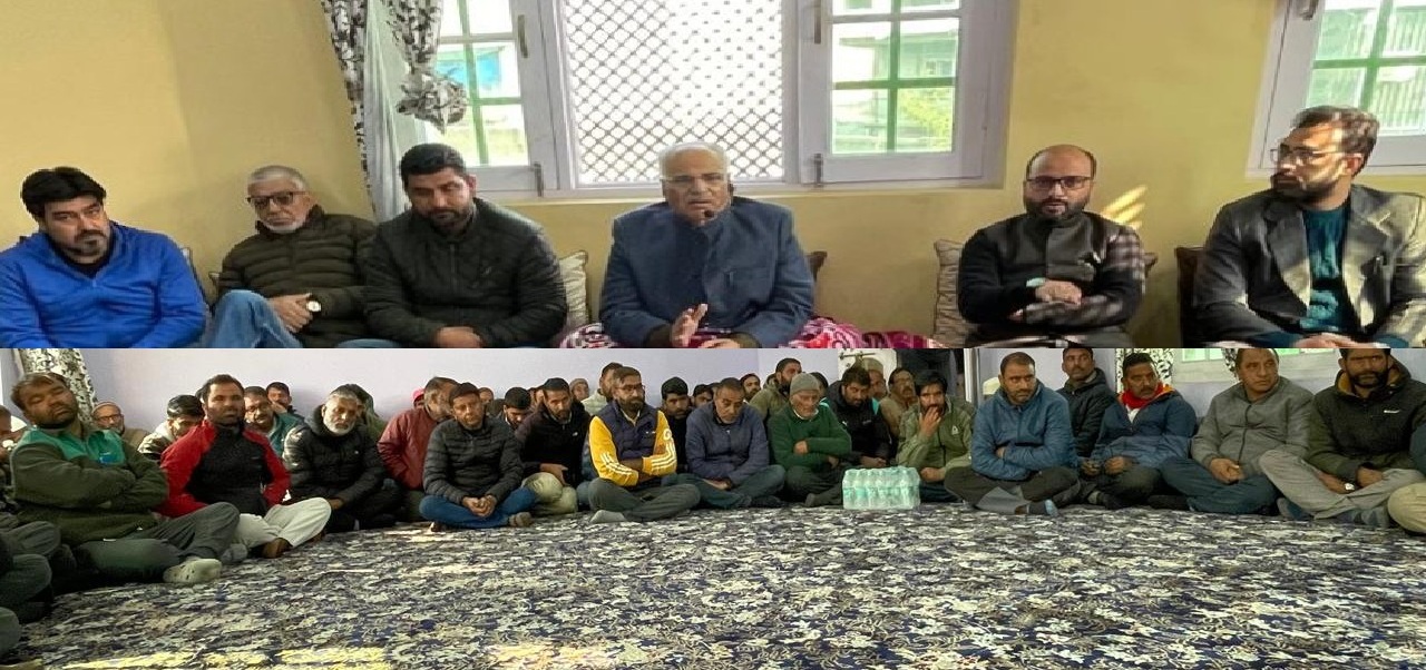'Ashok Koul leads booth-level campaign in Budgam, appeals for massive support to BJP candidate Aga Syed Mohsin'