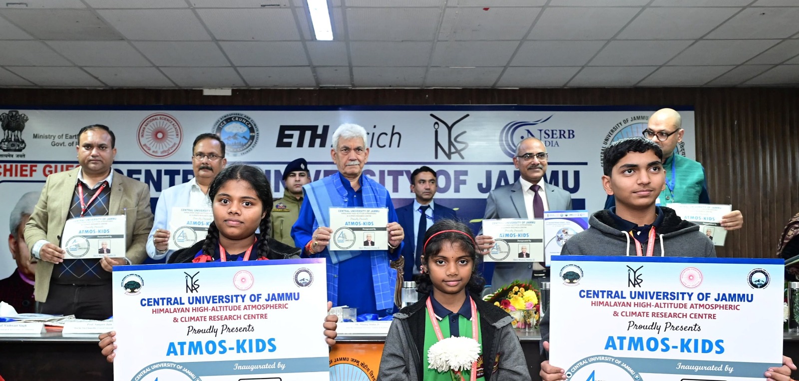 'LG Manoj Sinha Champions AI-Driven Climate Innovation at 3rd Aerosol Winter School in Jammu'