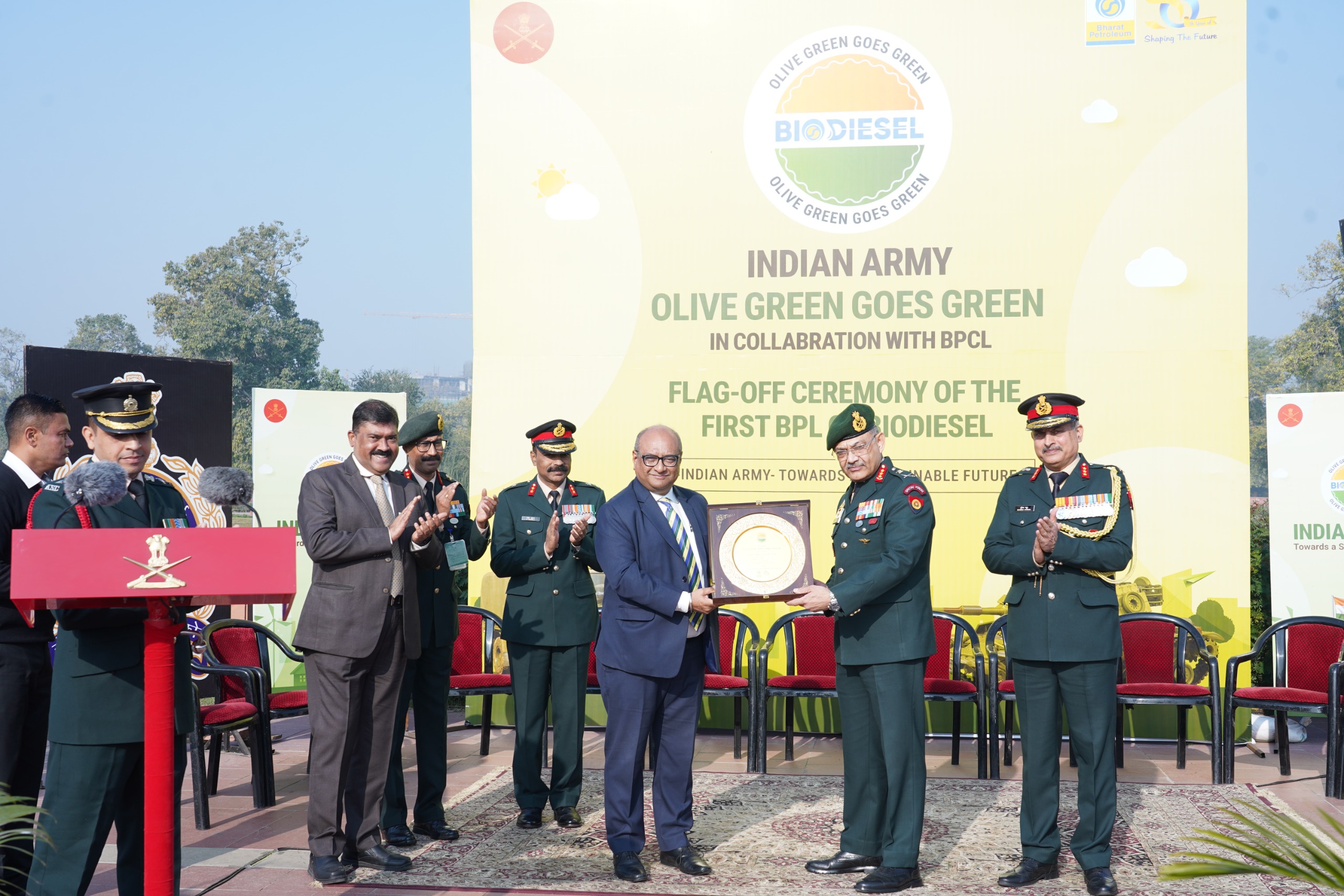 'Indian Army Integrates Bio-Diesel Into Fuel Supply Chain, Advances Green Logistics Initiative'