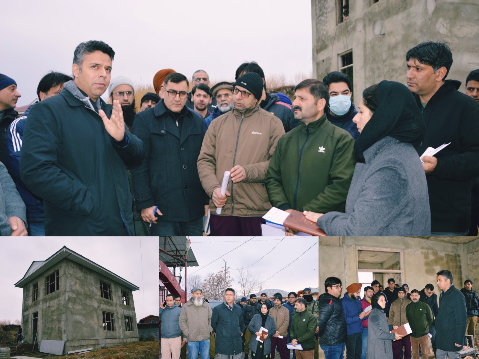 'DC Budgam Visits Pandit Colony Sheikhpora; Reviews Development Works, Addresses Grievances'