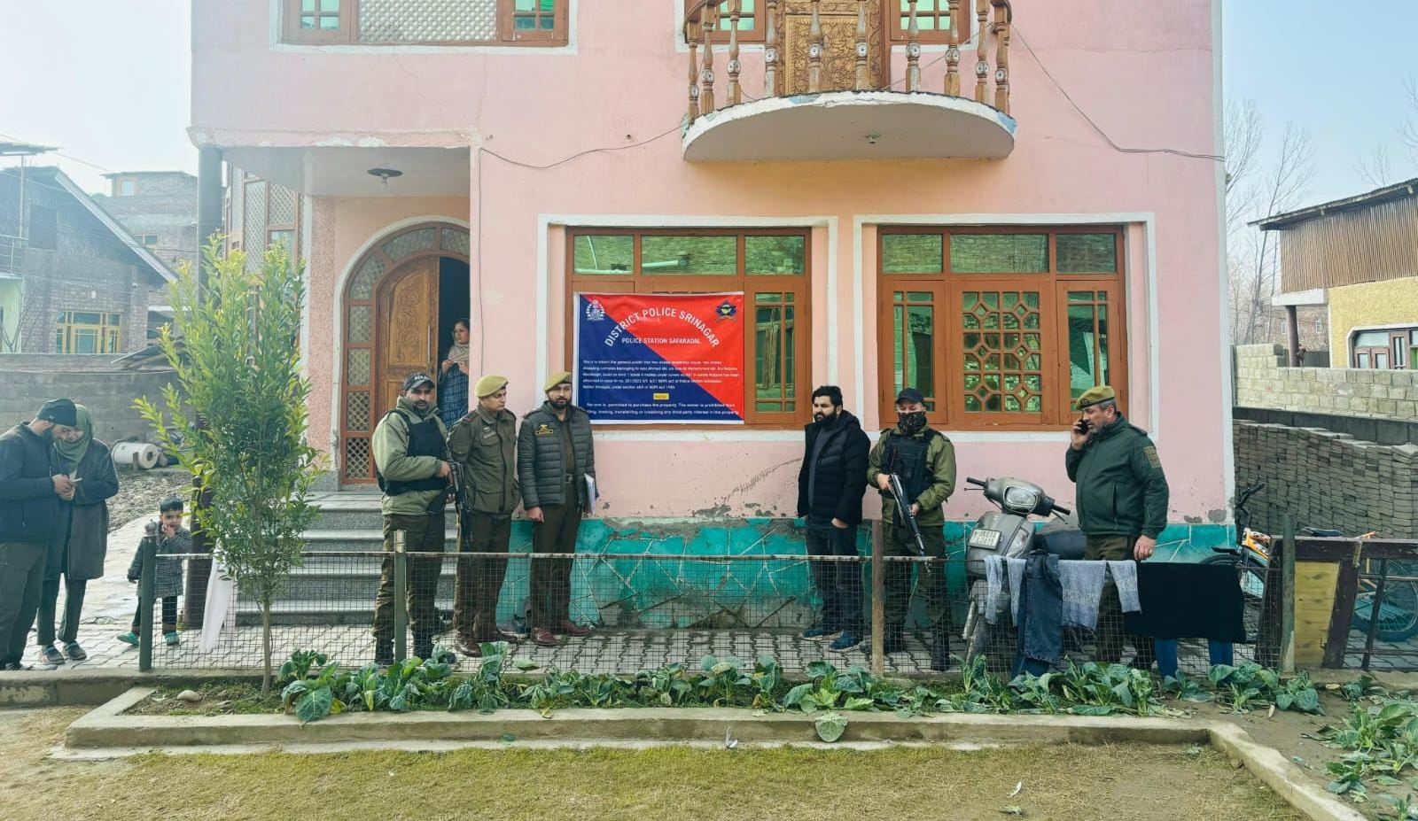 'Srinagar Police Attaches Property of Notorious Drug Peddler Worth Rs 3 Crores'