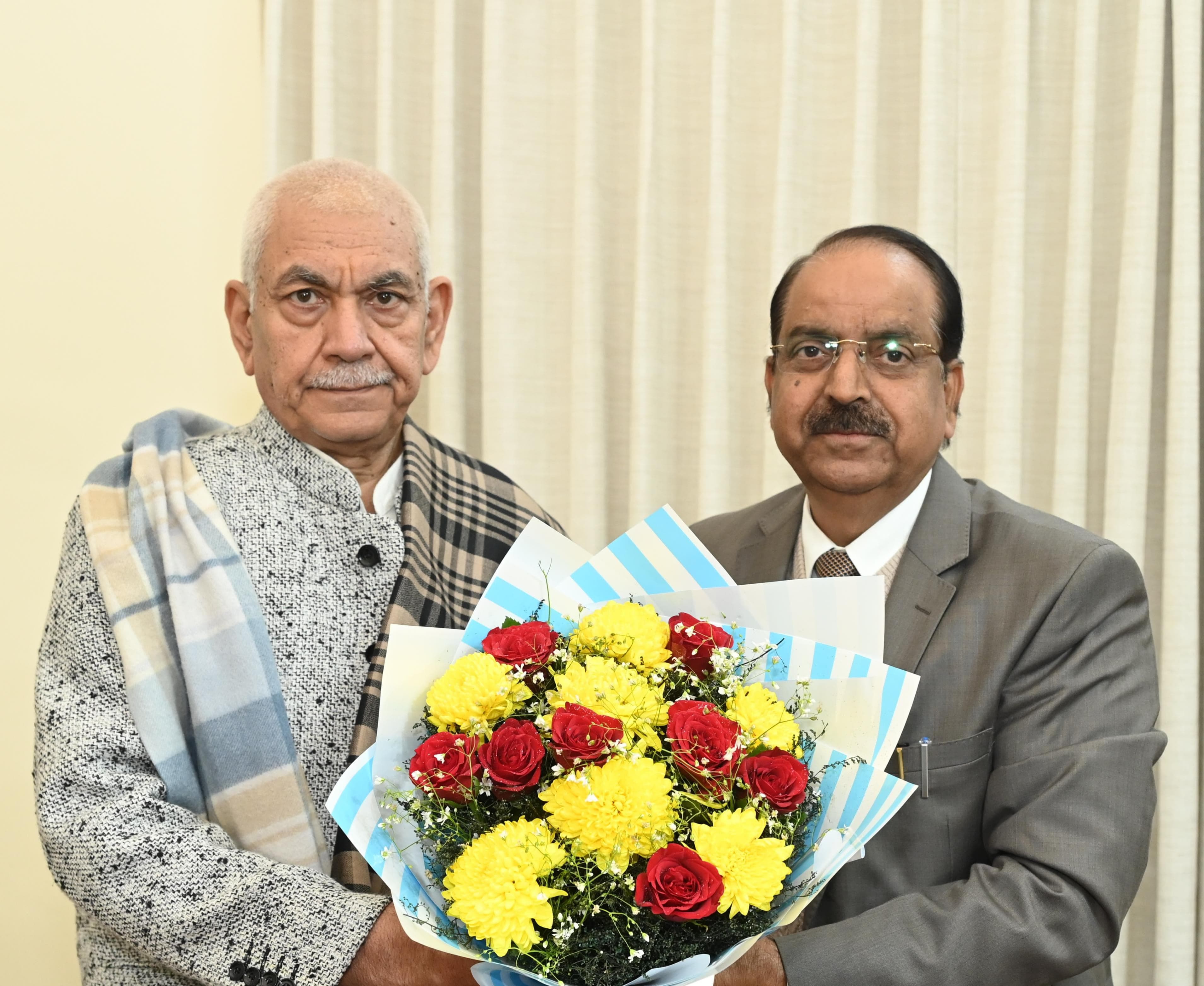'SKUAST–Jammu Vice Chancellor Calls on Lt Governor Manoj Sinha, University’s Major Agriculture, Research and AI Projects Reviewed'