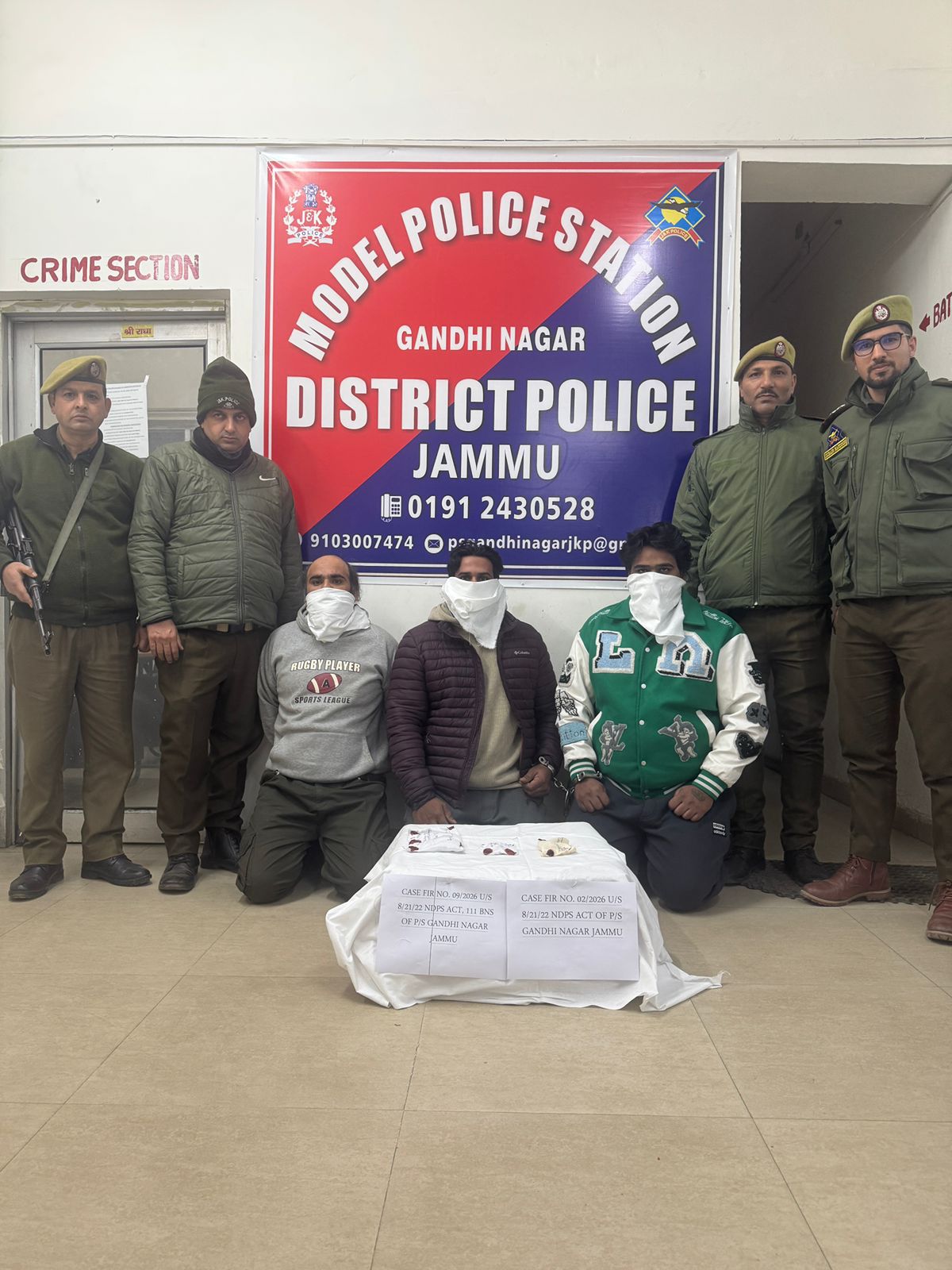 'Three Held with Heroin in Separate Operations'