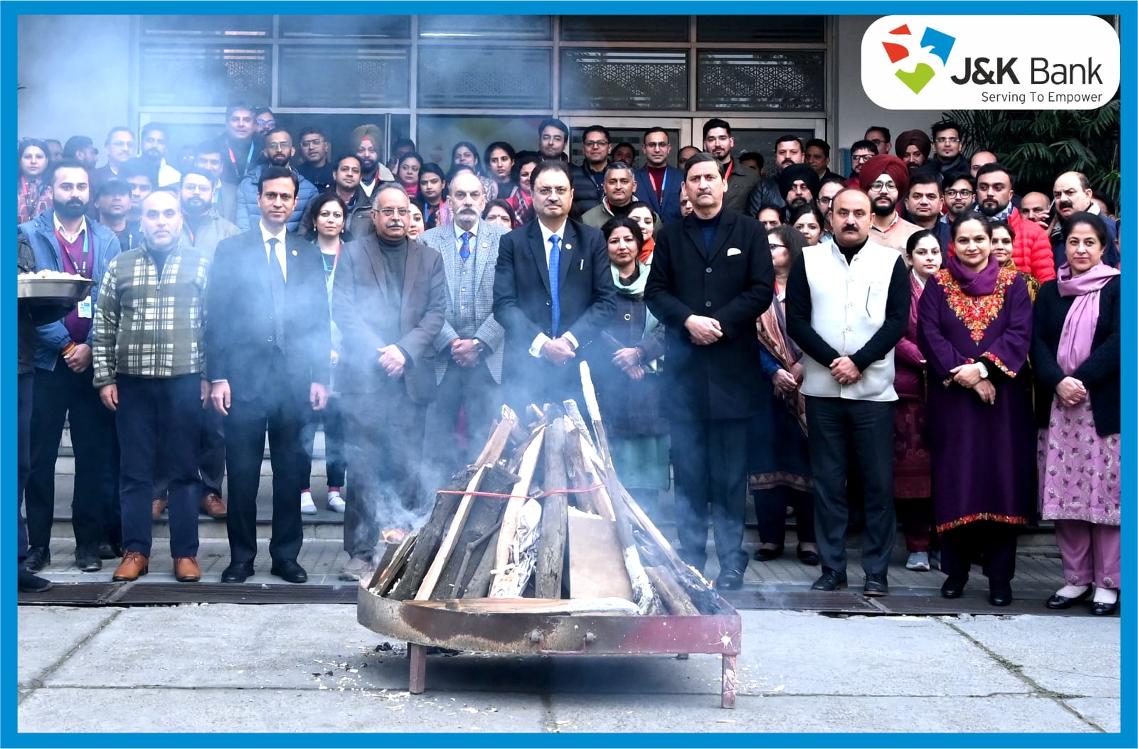 'J&K Bank celebrates Lohri with traditional fervour'