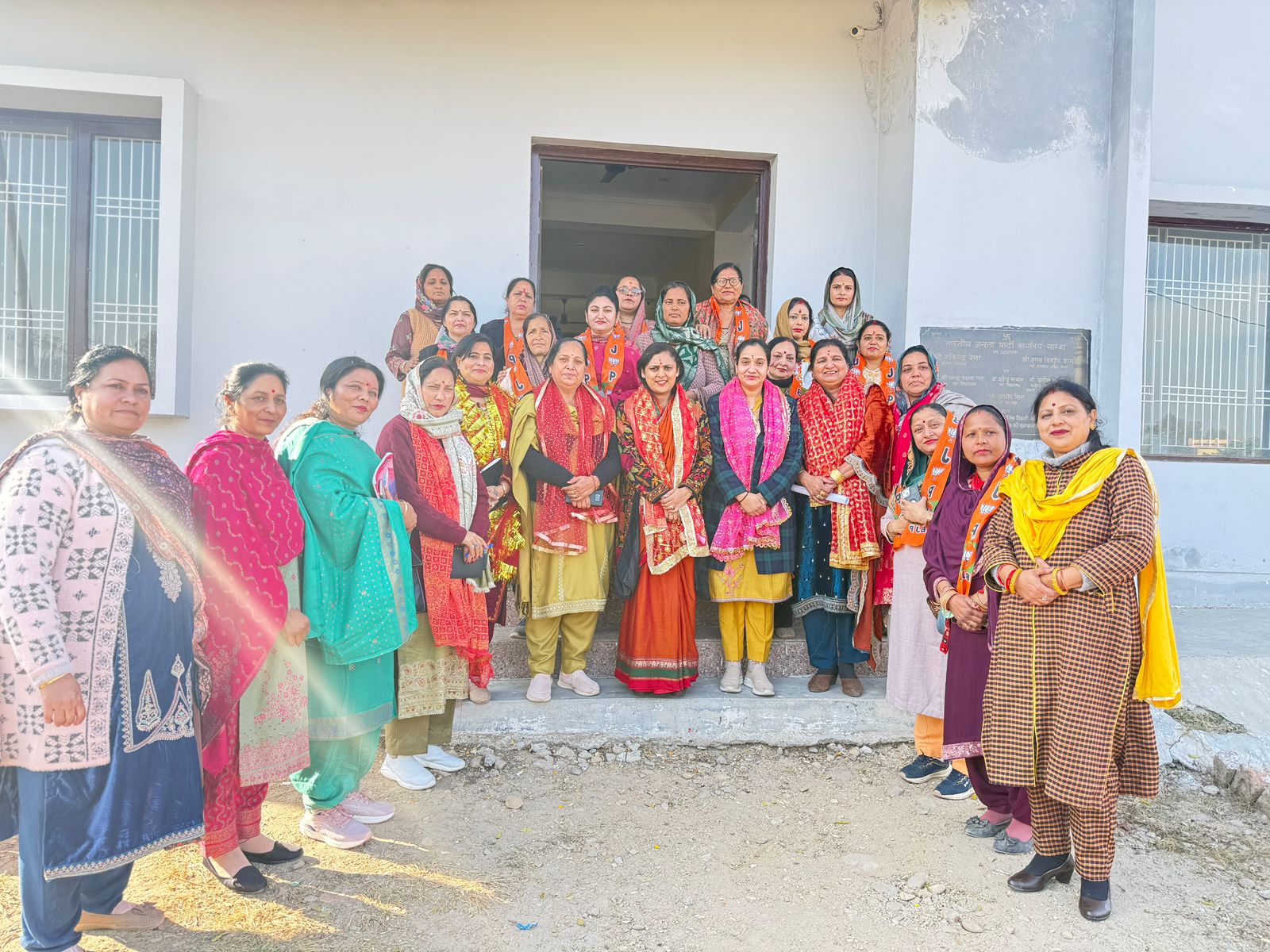 'BJP Mahila Morcha Holds Monthly Meeting at District Samba; Focus on Mann Ki Baat and Organizational Strengthening'