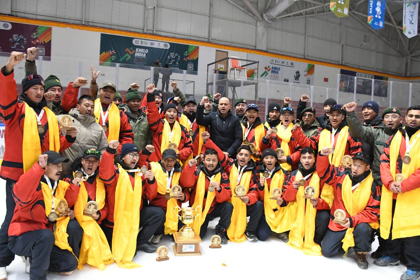 'Indian Army Clinches Khelo India Ice Hockey Championship 2026 in Leh*'