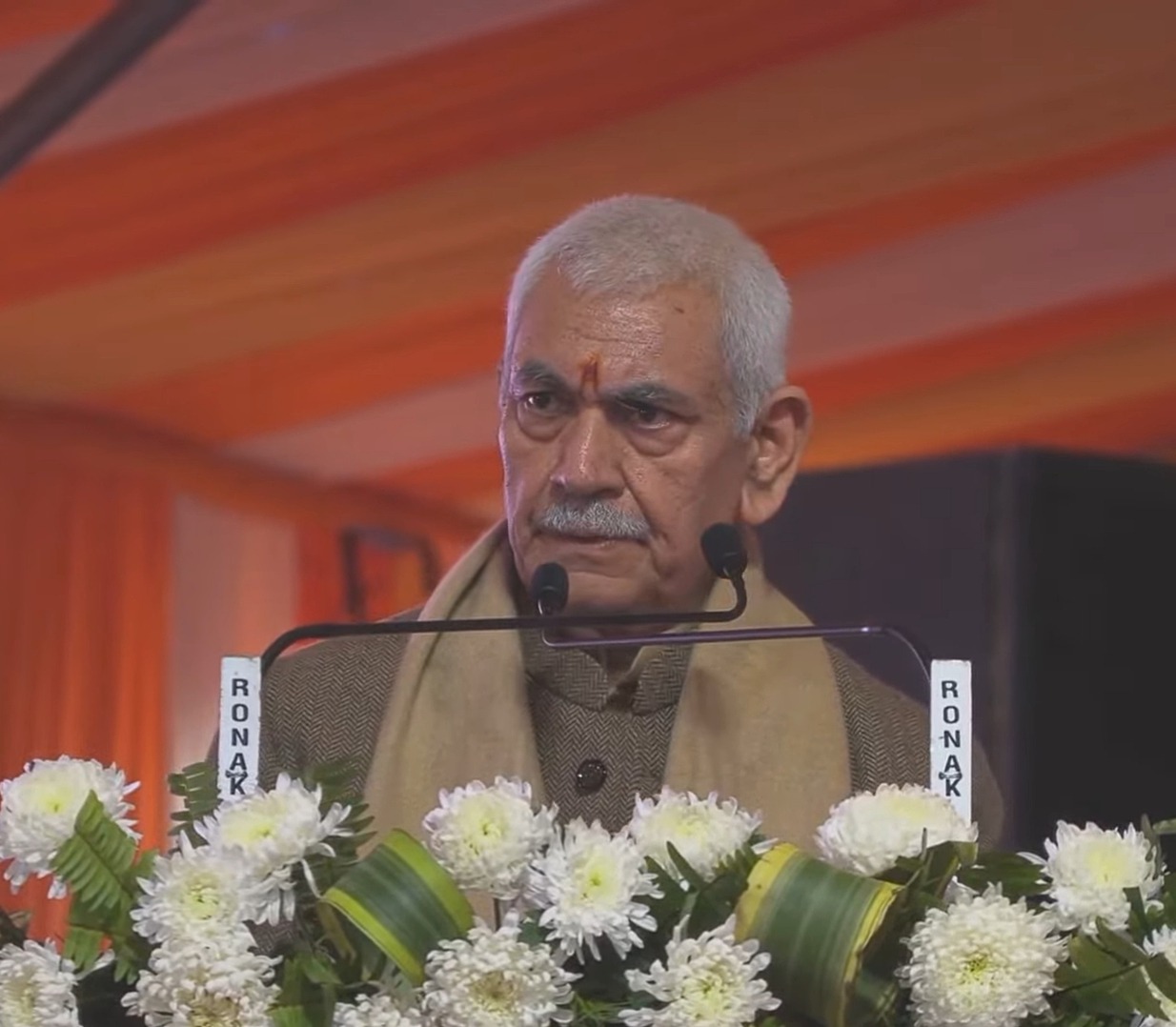 'Lieutenant Governor Attends Idol Installation Ceremony of Swami Satyamitranand Giri Ji Maharaj in Haridwar'