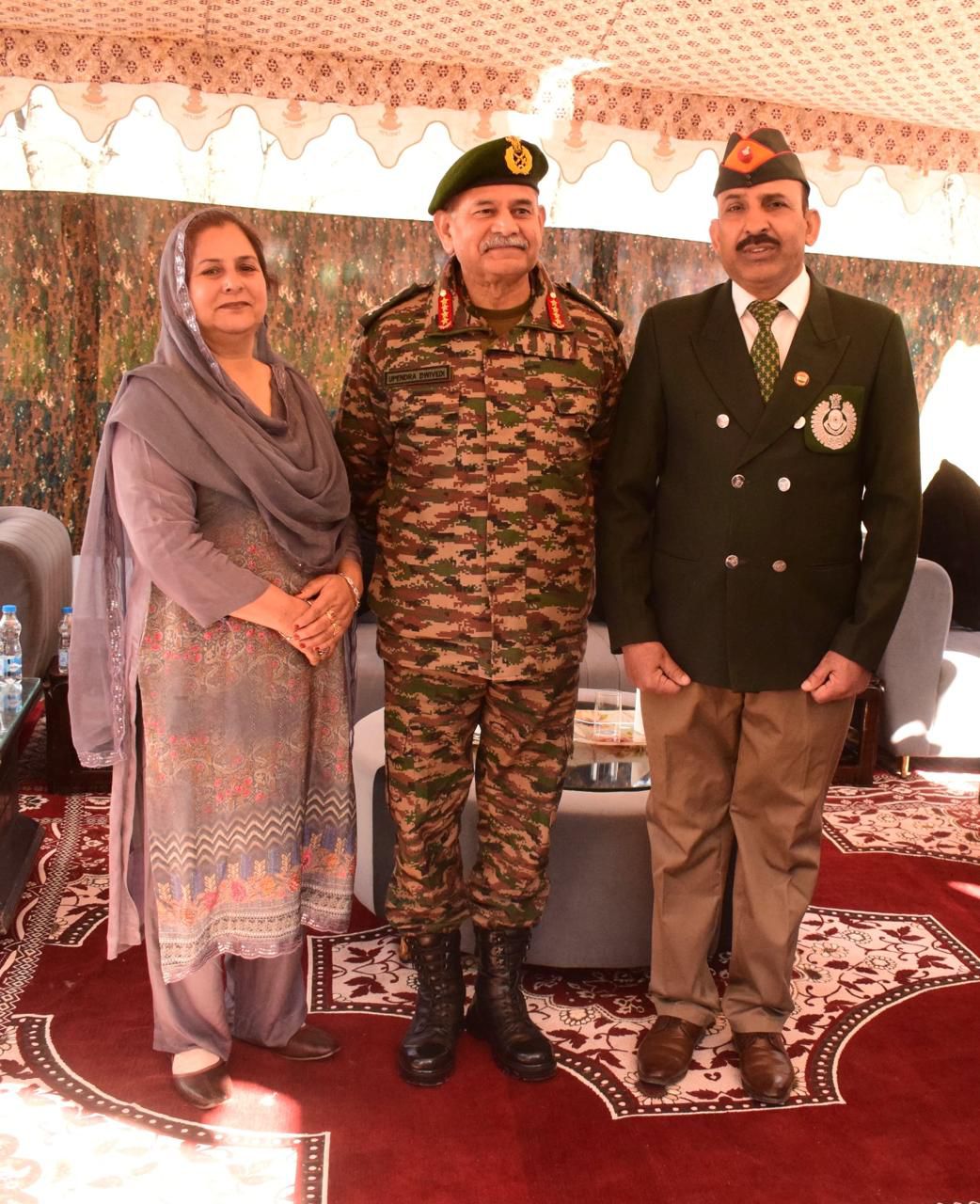 'Army Chief Reviews Troop Preparedness in Poonch, Meets Veteran Ex-Serviceman'