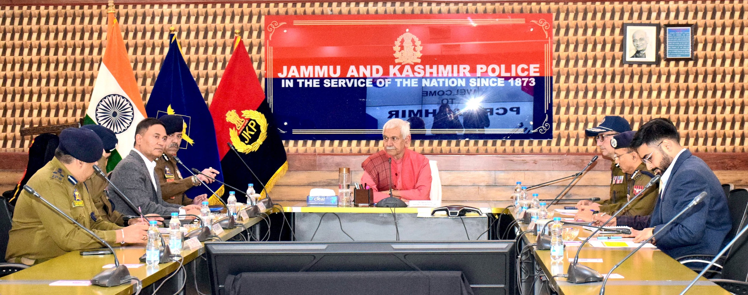 'Lieutenant Governor Reviews Law & Order at High-Level Meeting in Kashmir, Officers Directed to Remain on High Alert to Ensure Public Peace'