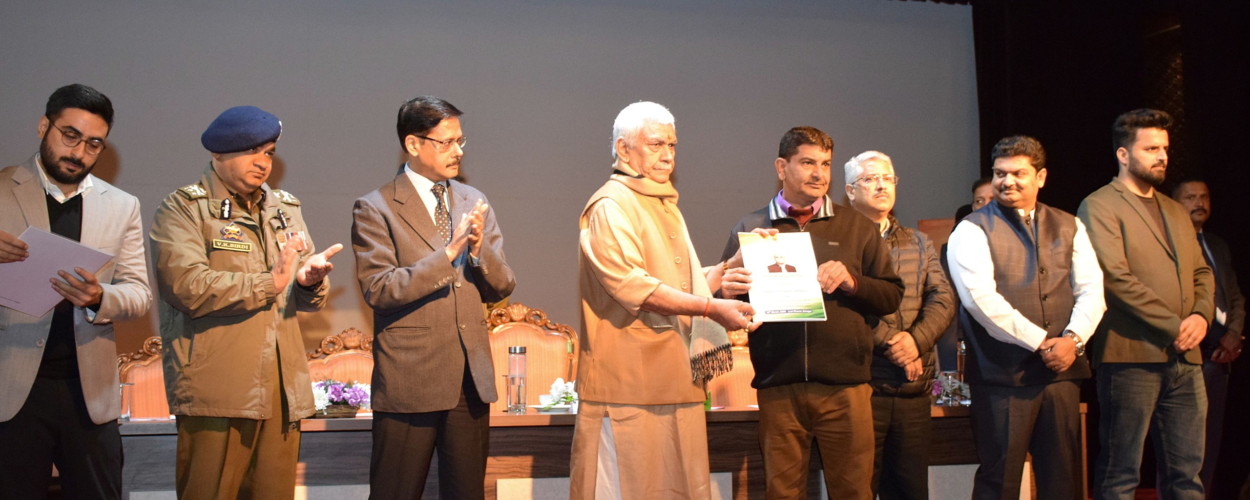 'LG Manoj Sinha Hands Over Appointment Letters to Families of Terror Victims in Kashmir , says Pending Cases to be Reopened, Perpetrators Will Be Held Accountable: '