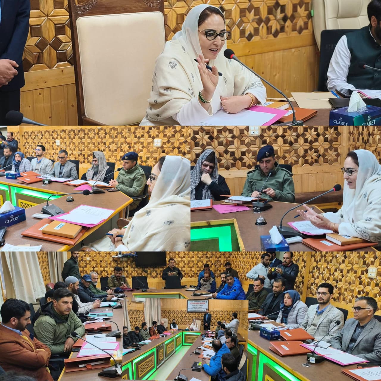 'Syed Darakhshan chairs meetings with Administration in Srinagar for arrangements on Eid'