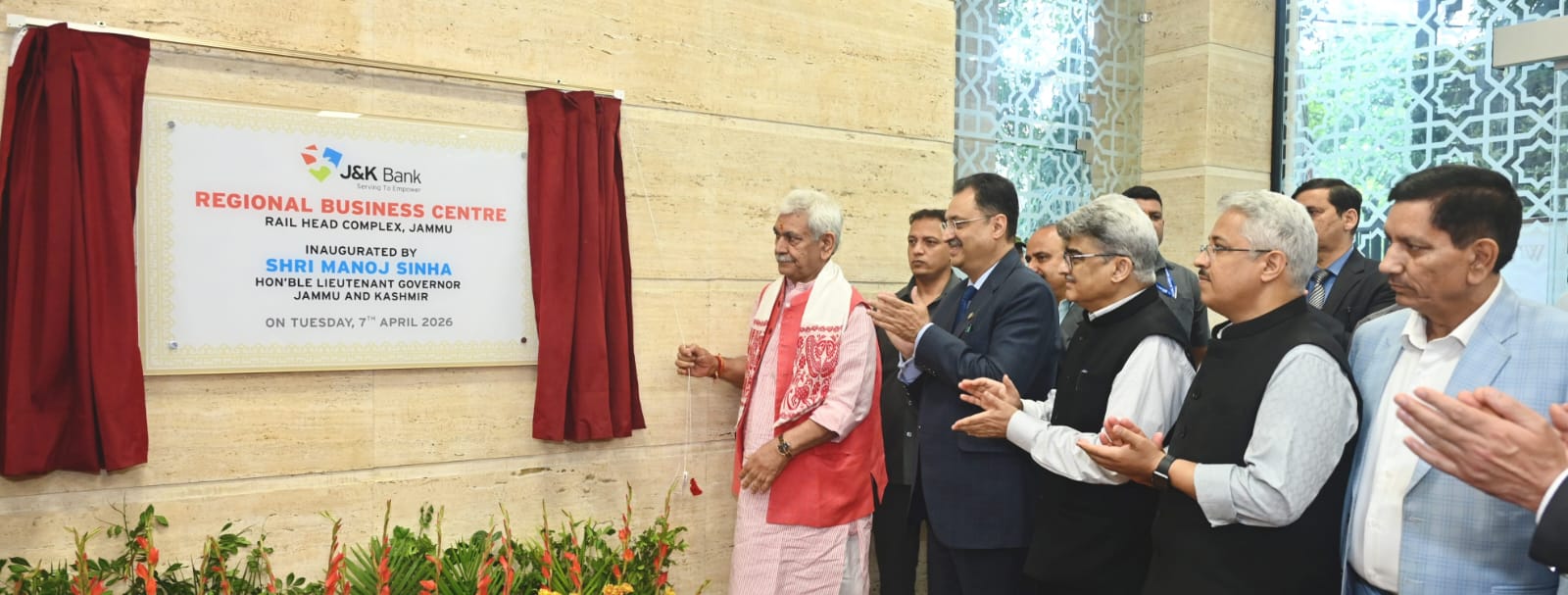 'Lieutenant Governor inaugurates J&K Bank’s Regional Business Centre at Jammu'