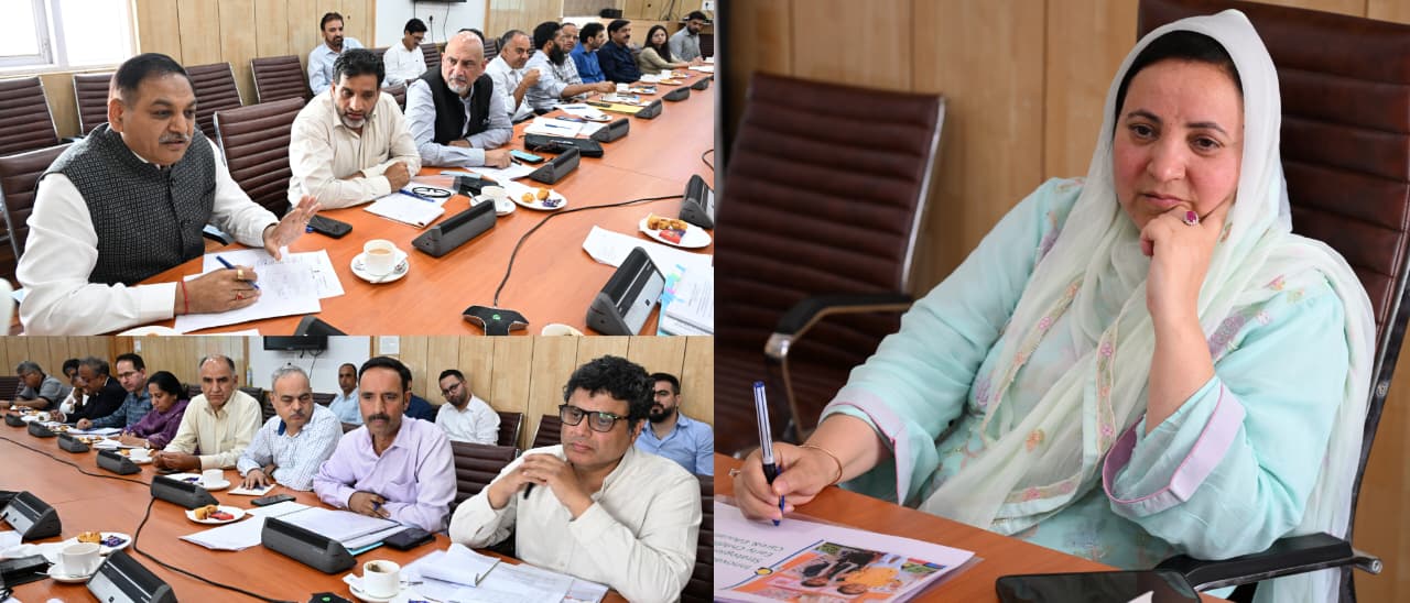 'Sakeena Itoo reviews proposed interventions for transforming, strengthening ECCE in J&K'