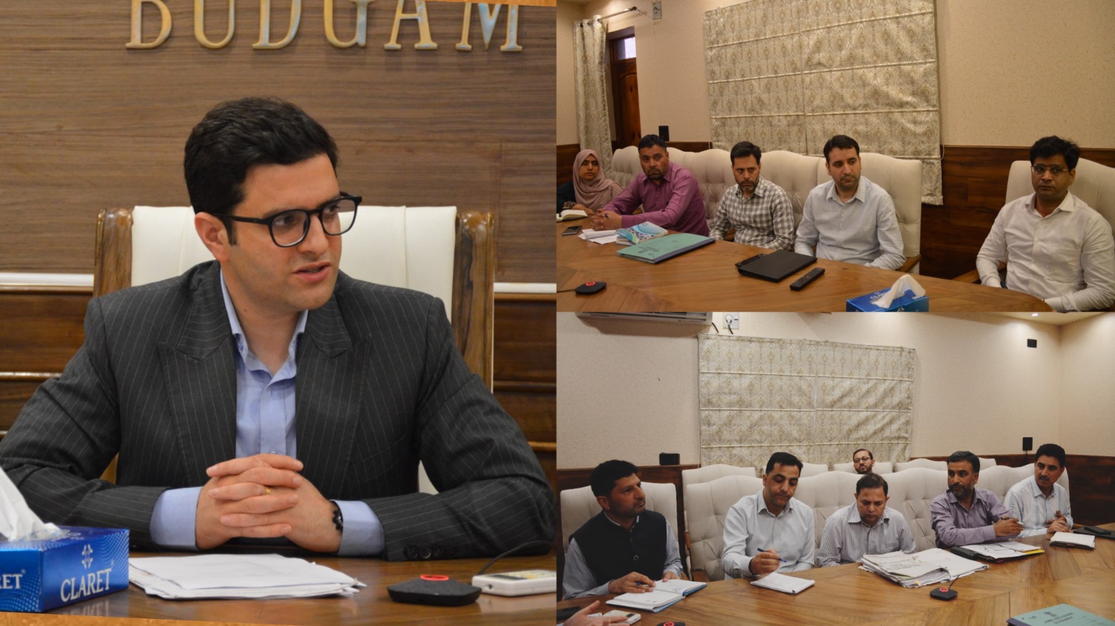 'DC Budgam chairs interdepartmental meeting on mining and mineral extraction Directs for ensuring zero tolerance to illegal mining in district'