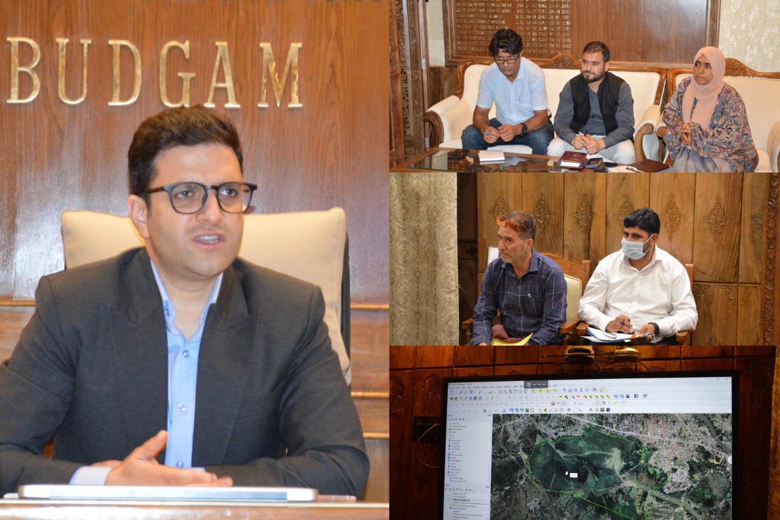 'DC Budgam reviews progress on demarcation of Hokarsar Wetland (Ramsar Site) Emphasizes Time-Bound Measures,  Precision in Wetland Demarcation'
