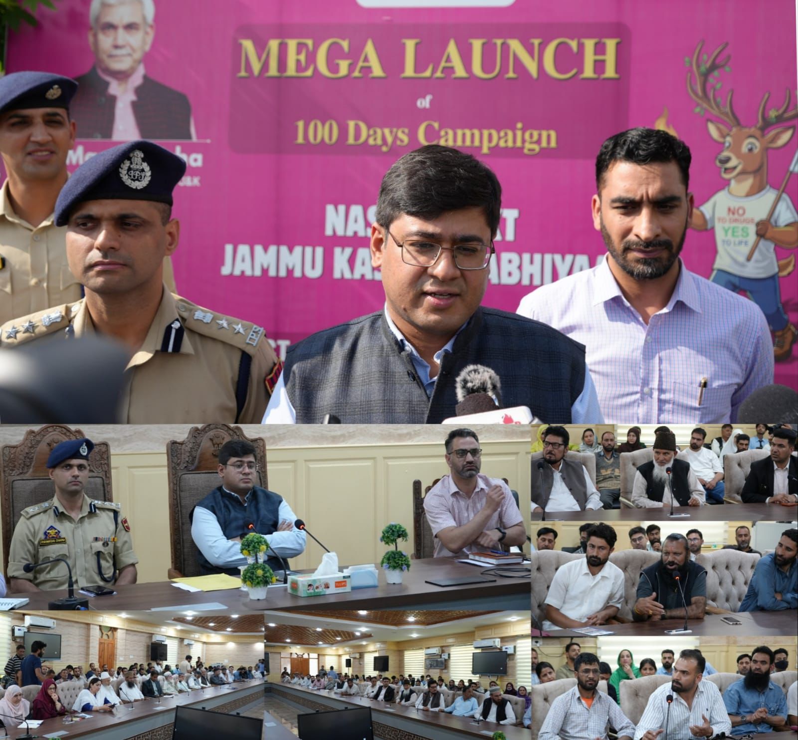 'DC Ganderbal urges active public participation in Mega Padyatra on June 05 at Qamaria Stadium '