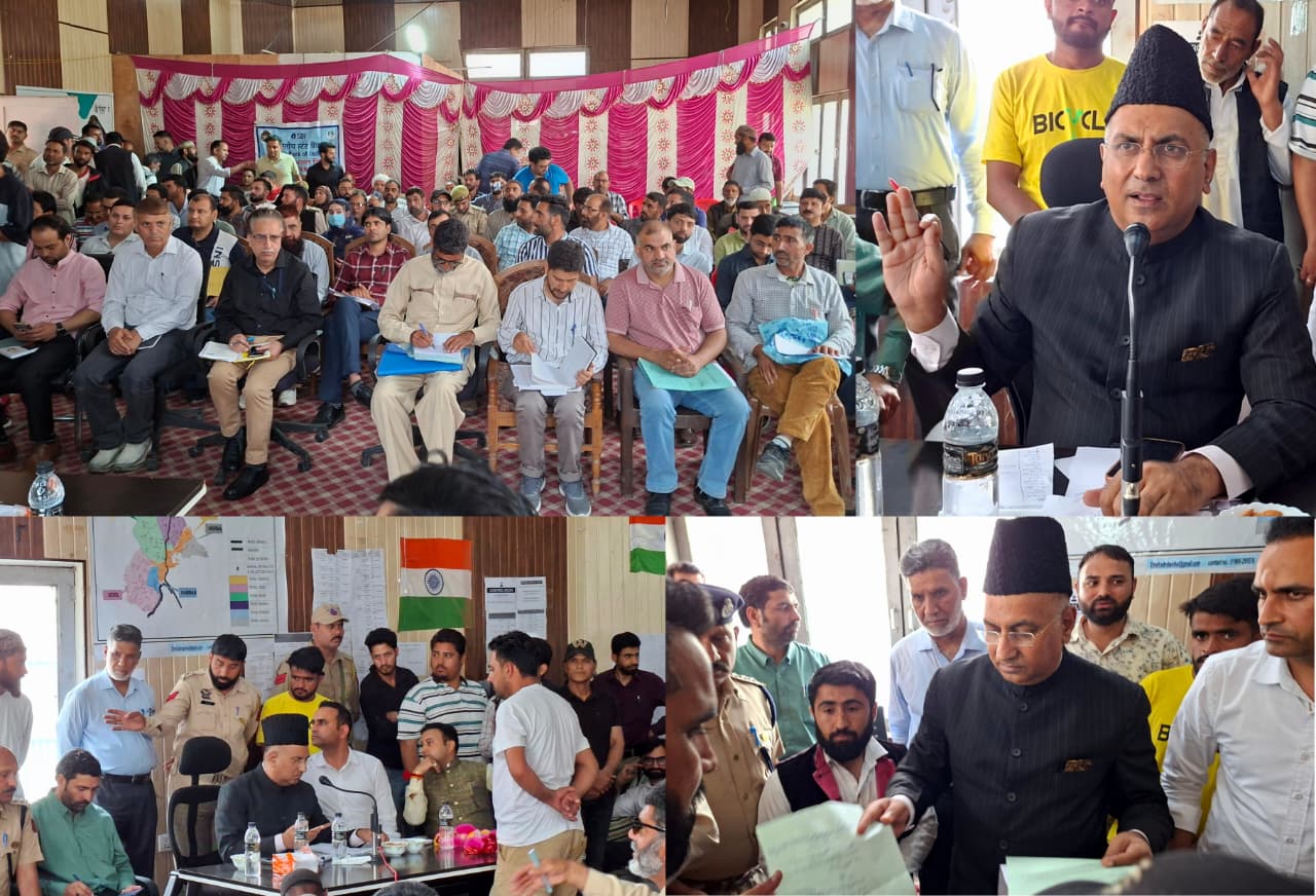 'MP Ghulam Ali Khatana Reviews Public Grievances, Pushes for Accelerated Development in Banihal and Ramsoo'