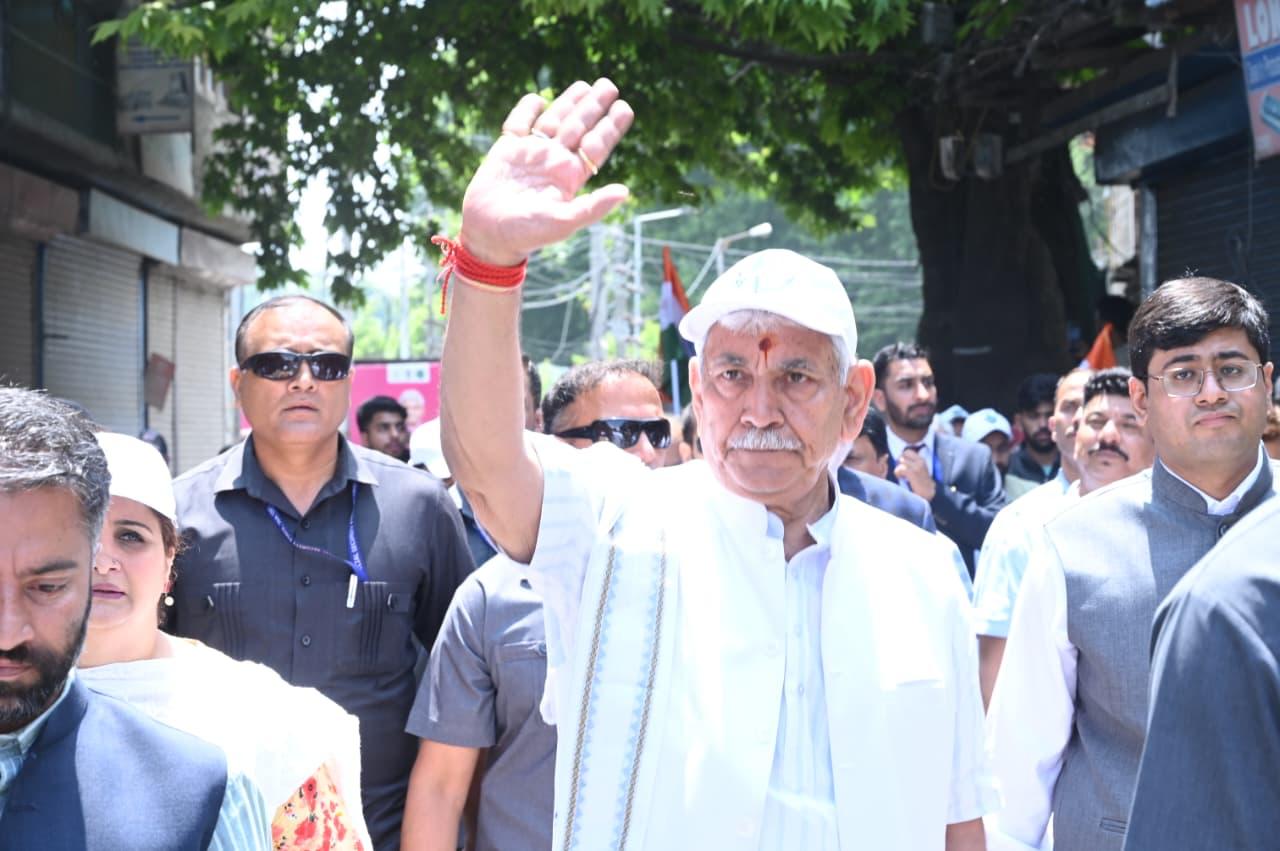 'Historic Anti-Drug Movement Gains Momentum as LG Manoj Sinha Leads Nasha-Mukt J&K Campaign in Ganderbal'