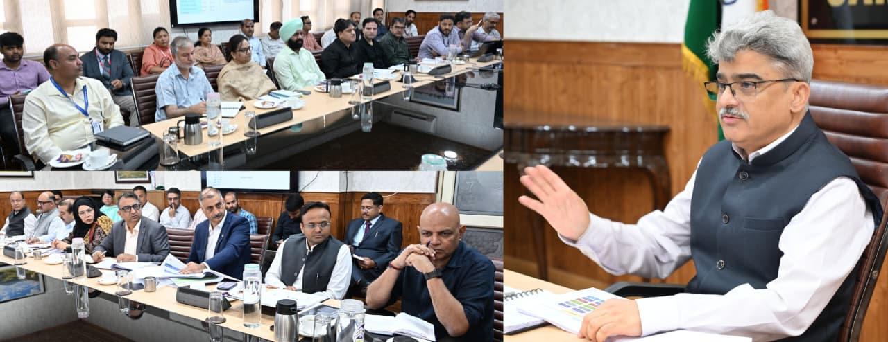 'CS calls for ambitious implementation of Agri Credit Schemes across J&K Reviews district-wise performance of KCC, AIF, PMFME, HADP Credit and other flagship schemes'