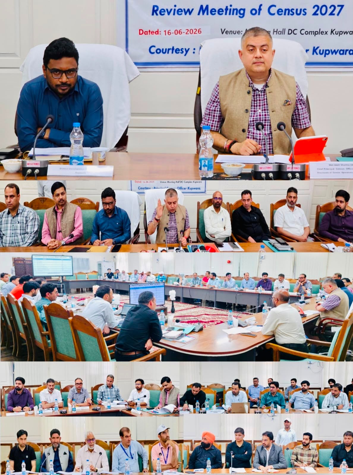 'Census 2027 Review in Kupwara: Amit Sharma Stresses Accuracy, Public Cooperation and Vigilance Against Cyber Fraud'