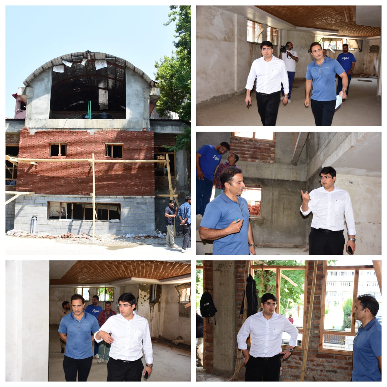 'Commissioner SMC Reviews Progress of Council Hall Project; Directs Timely Completion'
